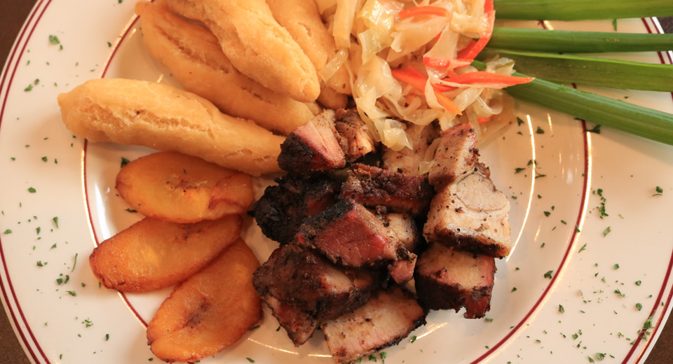 Jerk Pork Dinner